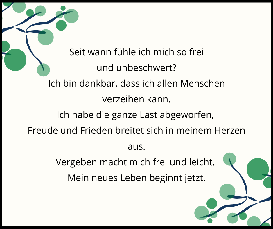 Believe Mind Anderen vergeben Audio Affirmation mit Theta Frequenz aus unserer Kollektion Vergeben