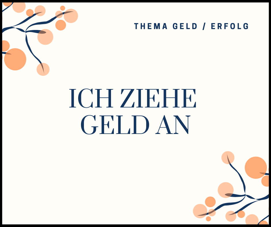 Believe Mind Ich ziehe Geld an Audio Affirmation mit Theta Frequenz aus unserer Kollektion Geld / Erfolg